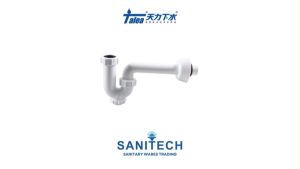 Talea 32mm Washbasin Sewer Pipe – Inner Tooth Drain Pipe with Wall Outlet Design (GF028C003)