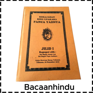 Buku Rerajahan Panca Yadnya Jilid 1 Agama Hindu IB Anom