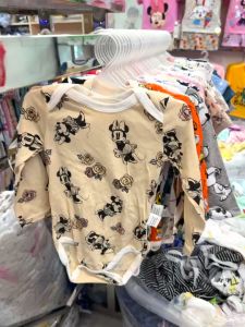 Happy Baby Cartoon 5 Piece Long Sleeve Onesie Bodysuit for Infant Newborn Babies Sleep Wear Romper