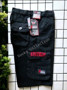 Celana Pendek Cargo SNOW WASH Pdl Loreng Vocka Denim Canvas