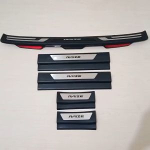 Paket Injakan Samping & Injakan Belakang Sillplate Mobil Toyota Raize Non LED