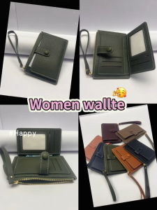 Womens short wallet simple and versatile coin purse with multiple card slots fashion wallet