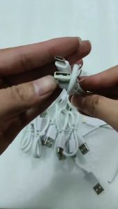 Cáp sạc type C  dài 30cm dùng để sạc quạt mini  gấp gọn đa năng và các thiết bị android