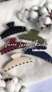 EVITA PERONI | Vanee Large Shark | Le Chic (BS) | Brand New | Large Hair Claw | High Quality Hair Clip