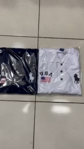 Promo BUY 1 GET 2 PCS Kaos Poloshirt USA & ENGLAND/T-shirt Poloshirt Pria Dan Wanita/Kaos Kerah Beli 1 Gratis 1