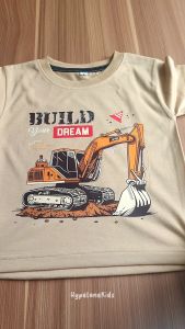 Kaos Anak-Anak Trendy & Best Seller: DTF Excavator Kaos Anak Laki-Laki dari Code8.id
