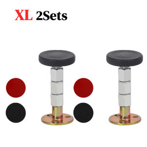 Adjustable Threaded Bed Frame Mental Sofas Wall Support Anti-Shake Stabilizer Self-adhesive Headboard Fixer Bed Stops Fasteners Furniture Kits