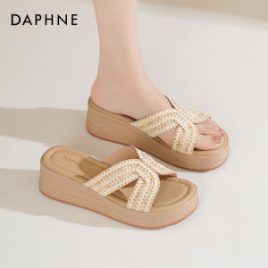 Daphne | Thick Heel Increased Height Sandals Roman Style
