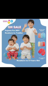 6 Pcs Pajama Sleepwear for Boys Newborn to Toddler Cotton Non Faded Prints Character 0 to 4 Years Old