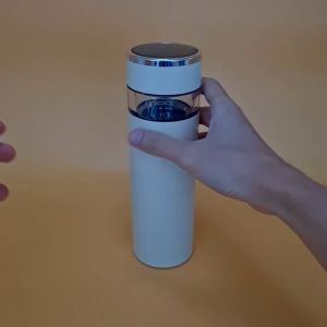 [SG STOCK] Smart LED Bottle 316 Grade Stainless Steel Thermos Thermal Flask Measure Temperature Display 450ML