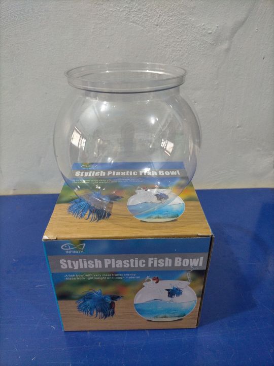 Stylish Plastic Fish Bowl Small Lazada PH