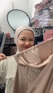Segitiga Inner Turkis 2 in 1 Segitiga Inner 1 Layer Segitiga Inner Turkis Premium segi tiga iner hijab simpel hijab ootd kerudung terbaru 2025