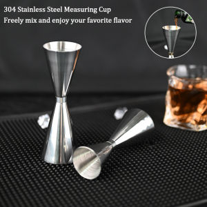 30/45/60/90ml Measuring Cup 304 Stainless Steel Measure Cup Cocktail Shot Drink Spirit Jigger Mixed Beaker Liquid Measuring Cups