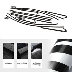 Chrome Delete Blackout Overlay for Audi A6 C6 2005-2011 sedan Window Trim Glossy Black Sticker