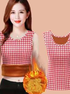 เสื้อกั๊กขนแกะแขนกุดผู้หญิง ฤดูใบไม้ผลิ ฤดูใบไม้ร่วง ฤดูหนาว 2025 แฟชั่นใหม่ ลายทาง ชั้นใน ไม่มีแขน สำหรับคุณแม่