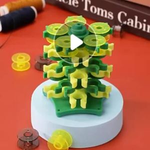 Storage Clip Stand Sewing Bobbins Tower For 30 Thread Spool Plastic Holder Clamp Organizer Sewing Machine DIY Embroidery Tool