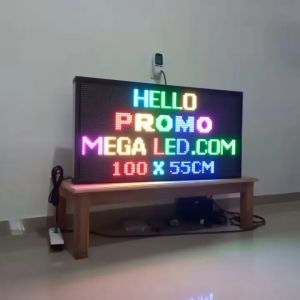 Running Text Full Color P10 100cm x 55cm: Desain Grafis Promosi & Aksesoris Bisnis