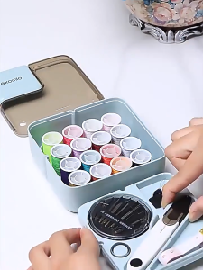 Sewing Kit Box Household Repair Creative Multi-Functional Sewing Box DIY Set Needle Thread Kit
