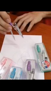 ASTAR Set Geometri Pelajar /Geometry Set / Compass with Mechanical Pencil / Math Set (W5007)
