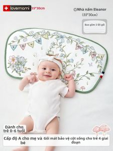 lovemami | Gối Hơi Thở Mát Mẻ Cho Bé 0-6 Tháng+
