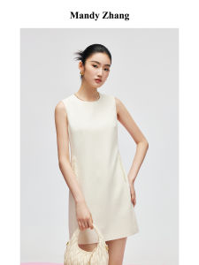 Acetate Beaded Sparkle Sleeveless Dress