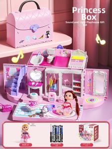 XIDIQI | Pretend Play Dollhouse Gift for 4-6 Year Old Girls