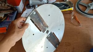 Pisau rajang singkong baja sepuh 15x5cm PB1505 Pisau serbaguna Pisau rajang tajam bahan baja german