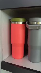 30/20oz Ice Cup Cover for Stanley Reusable Spill-proof Cup Lid with Straw Handle High-quality Cup Cover Accessories for Stanley