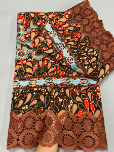 การออกแบบล่าสุดขี้ผึ้งแอฟริกันหินลูกไม้ผ้า 2025 คุณภาพสูงไนจีเรียสุทธิ Guipure ลูกไม้ผ้าสําหรับงานแต่งงานชุดเย็บ