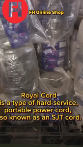 WIREMAX  Royal Cord Electrical  #18/2C and #18/3C  (0.75mm) 75 meters 100% Pure Copper