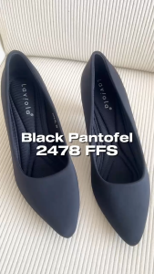 Laviola 2478 FFS - Pantofel Tinggi 7 cm - Upper Kain Fabric - Sol TPR - Ukuran 36-40