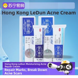 Hong Kong LeTong Anti-Acne Cream Cleansing Cream Plant Formula Gentle on Skin for Students Facial Pimple Removal Cream