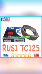 TTGR High Quality Motorcycle Brake Shoes Front / Rear For : RUSI TC125/TC150/TC175