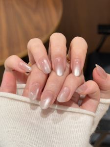 CHUBEISHI | Handmade Medium-Length Bridal Nail Art