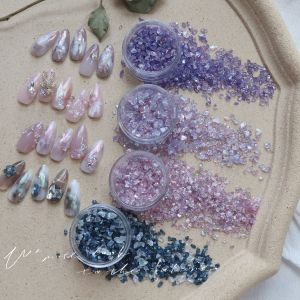 Pha Lê Đá Mịn Màu Sắc Thay Đổi Ánh Sáng Pha Trộn Màu Làm Móng Tay DIY Trang Sức Pha Lê Đá Mịn Trang Trí Móng Tay