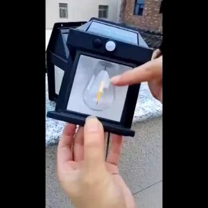 Solar Tungsten Wall Light Sensor Outdoor Waterproof Intelligent Garden Lamp Lighting Decorative ip67
