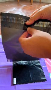 Plastik Packing olshop Polymailer 30x40 warna HITAM SILVER PINK UNGU BIRU MUDA isi 100 lembar