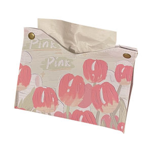 Hộp đựng khăn giấy gia dụng ngăn kéo giấy phòng khách khăn ăn lưu trữ đa chức năng ngăn kéo giấy Tulip hiện đại tối giản