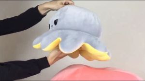 (TẶNG COCA) GẤU BÔNG BẠCH TUỘC CẢM XÚC 25CM