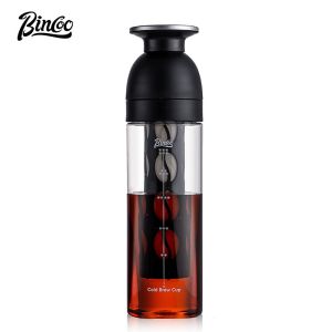 BINCOO ICold Brew Coffee Bottle Mug Coffee Cold Brew Pot Tritan Mug Portable Mug Suitable for Home Office Outdoor 600ML