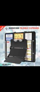 SENSEI300 Foldable Clipboard for Medical Nurses 9 x 11 inches Plastic Foldable Folder includes Charts and stickers and rulers  3 Layer Nurse Clipboard Clip & Pen Clip Pocket Clipboard for Students Nurses and Doctors