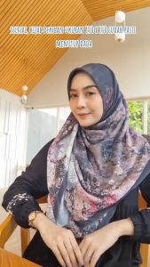 Jilbab Voal Motif / Jilbab Segiempat Motif