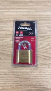 Khóa Mật Khẩu Master Lock 175D – Rộng 51mm Mã 4 Số Chống Cắt Dùng Ngoài Trời/Cổng Rào/Tủ Kho
