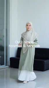 Audina Larissa Tunik Daily Wear Bahan Linen Linica Premium
