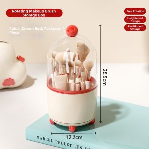 BAOJIAWANG | Rotating Dust-proof Cover Makeup Brush Storage Case