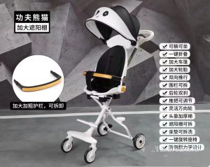 Taii Can Sit Reclining Walking Baby Magic Stroller 4 Wheels Oxford Cloth Lightweight Handy Tool