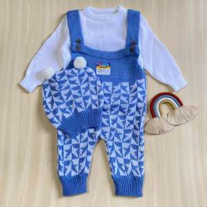 Overall Motif - Overall Rajut Motif 0-8 Bulan Max BB 8kg Bayi Newborn Jumper Rajut Kodok OVERALL MOTIF DM BABY