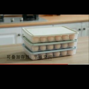 กล่องใส่ไข่ 24 ช่อง พร้อมฝาปิด กล่องเก็บไข่ กล่องถนอมไข่ รุ่น EG24 - วางซ้อนกันได้ ใส่ฝาปิด หลังการใช้งาน ใช้งานอย่างง่ายด้วย สุขภาพยังยืนยัน