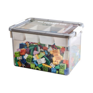 Citylong | Transparent Double Layered Toy Storage Box