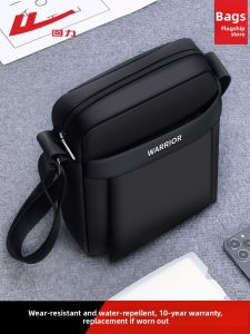 Warrior | Mens Crossbody Bag 2025 New Commuter Portable Backpack Casual Shoulder Bag Business Briefcase for Men